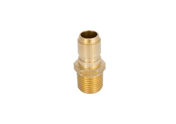 20er Set Messing-Doppelnippel – 1/8 BSP X 1/8 BSP, Sechskant, 2 Cm, Für Luft/Wasser/Kraftstoff